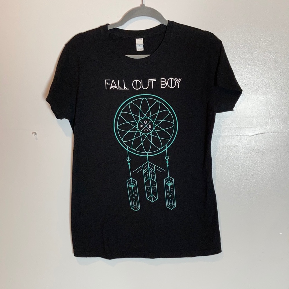 D376 Fall Out Boy Dream Catcher band tee baby doll XL